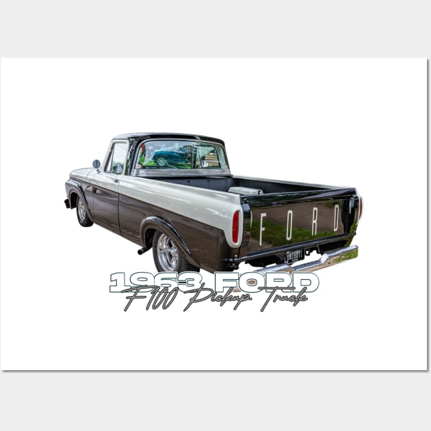 1963 Ford F100 Pickup Truck Wall Art by Gestalt Imagery